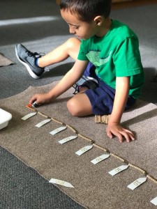 Counting by tens to 100